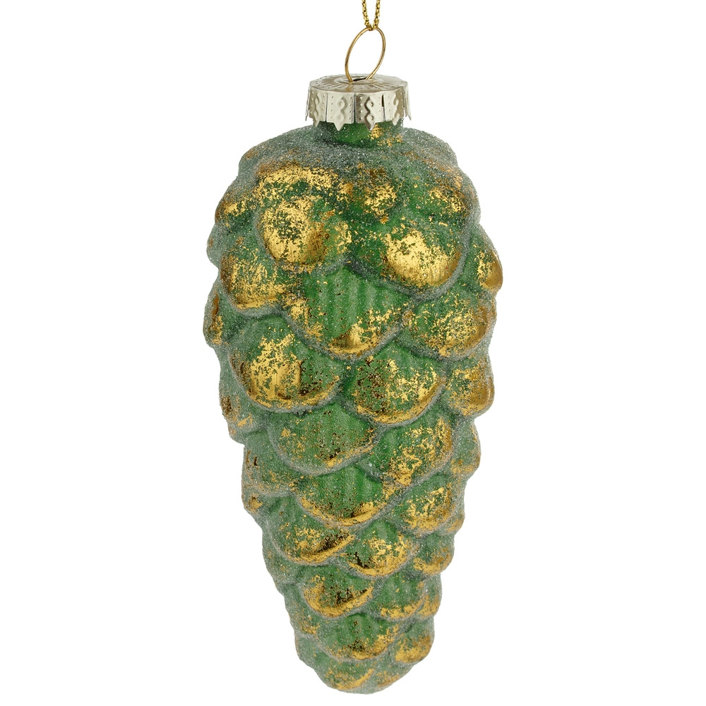 Glass christmas Cone, Green | Wholesale flowers, plants and supplies Glass christmas Cone, Green