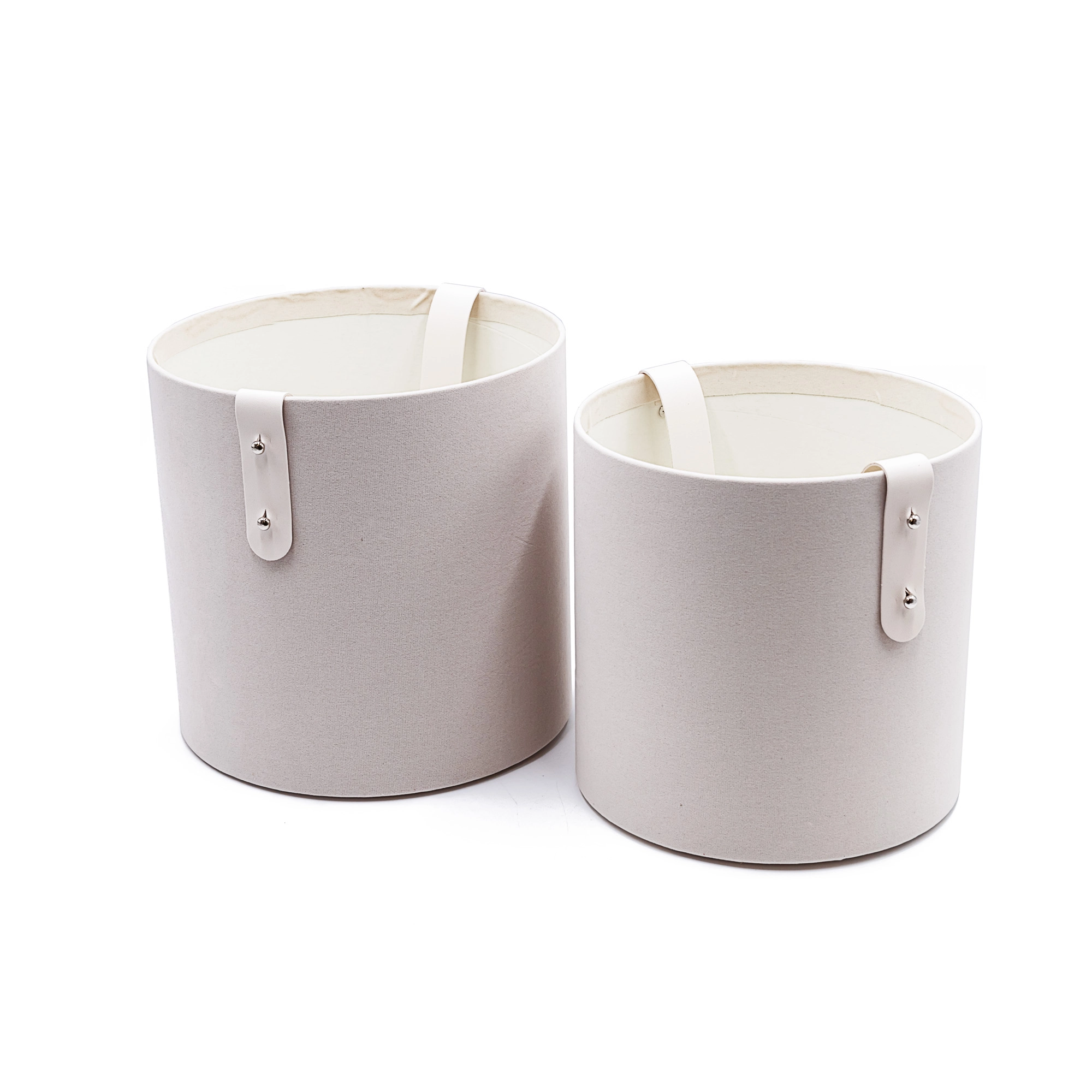 Flower box Velvet without lid D22xH22, D20xH20cm, 2pcs