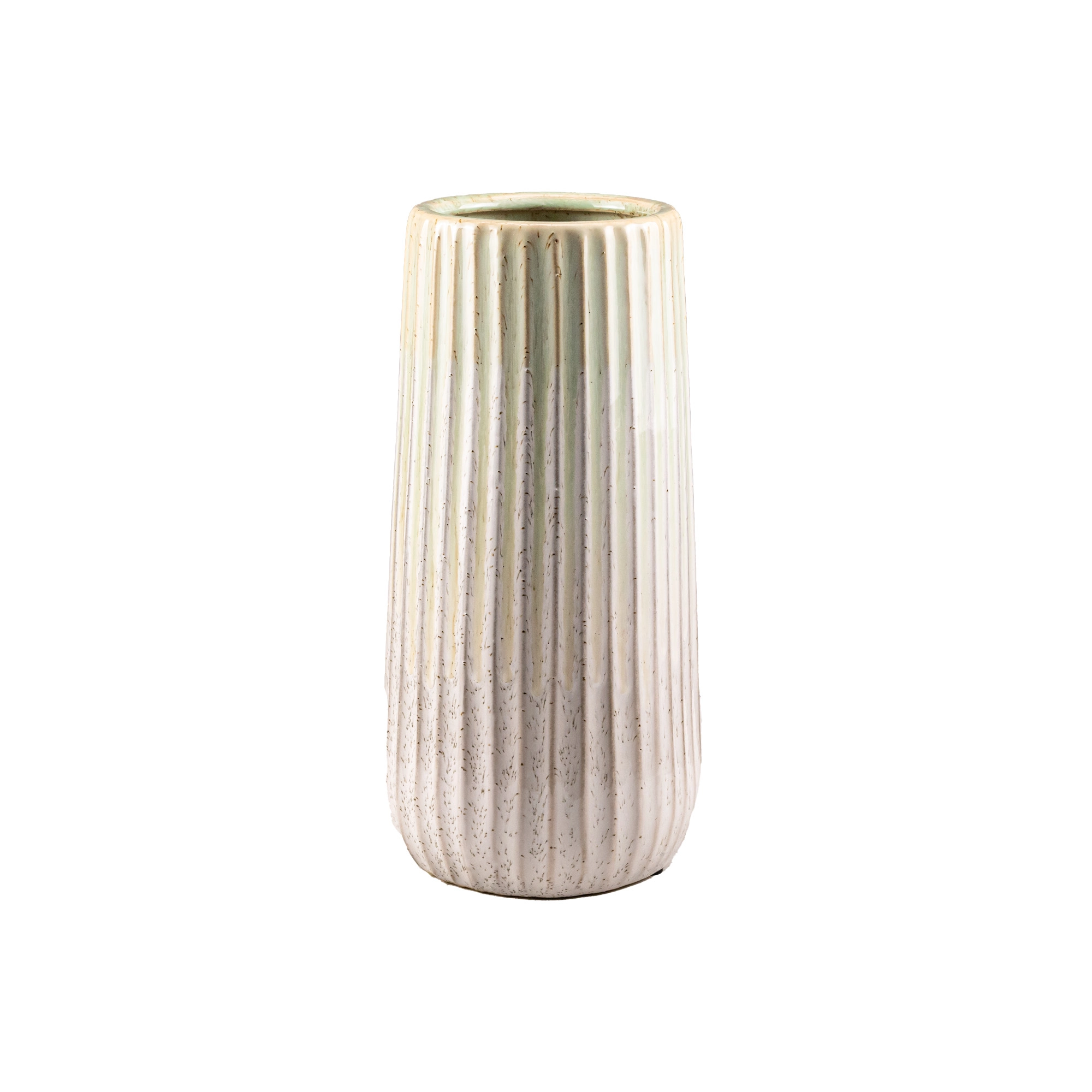 Vase art ribbed texture
