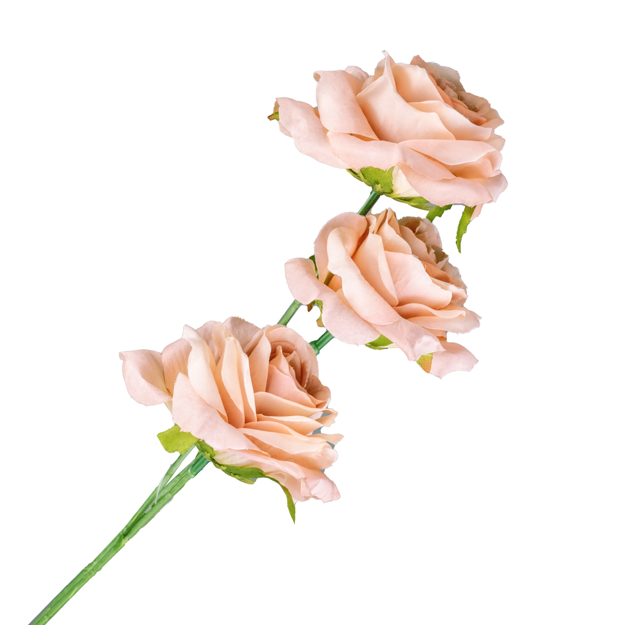 Artificial Rose 3 heads