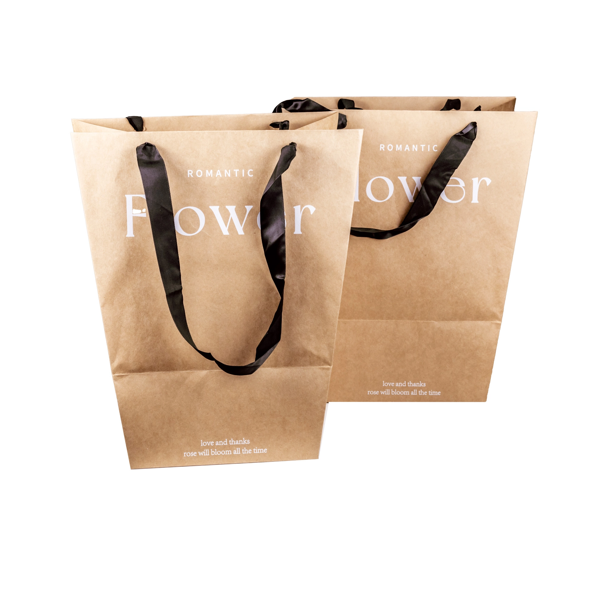 Flower Bag, 2 pcs, Kraft