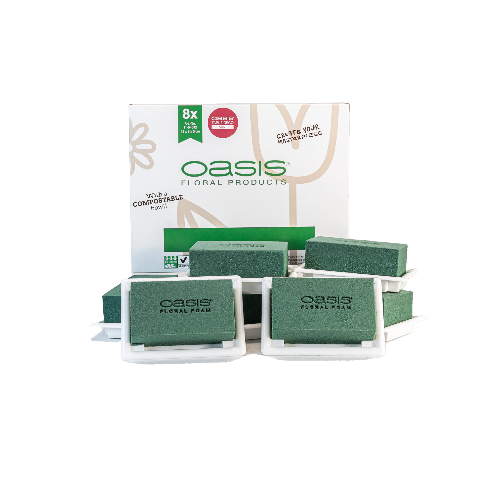 Oasis Table Deco Mini on white Tray