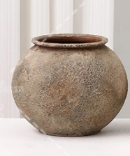Ceramic vase round