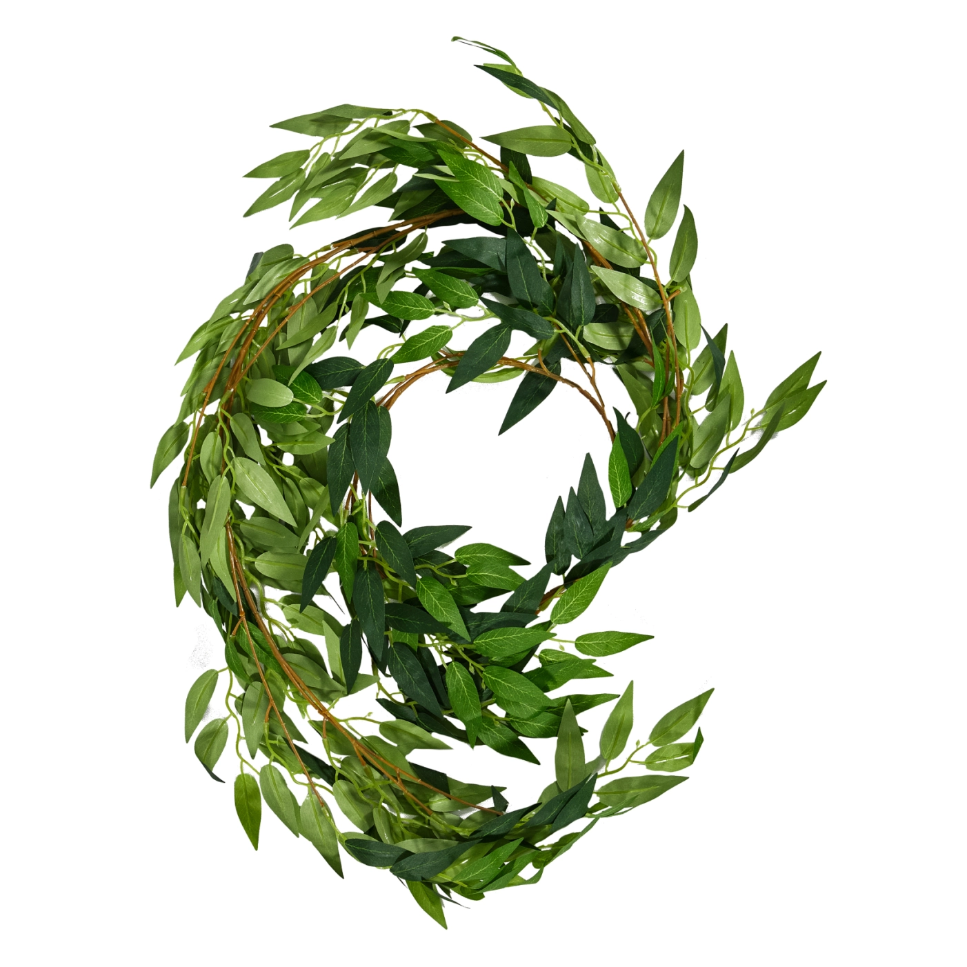 Artificial laurel leaves garland