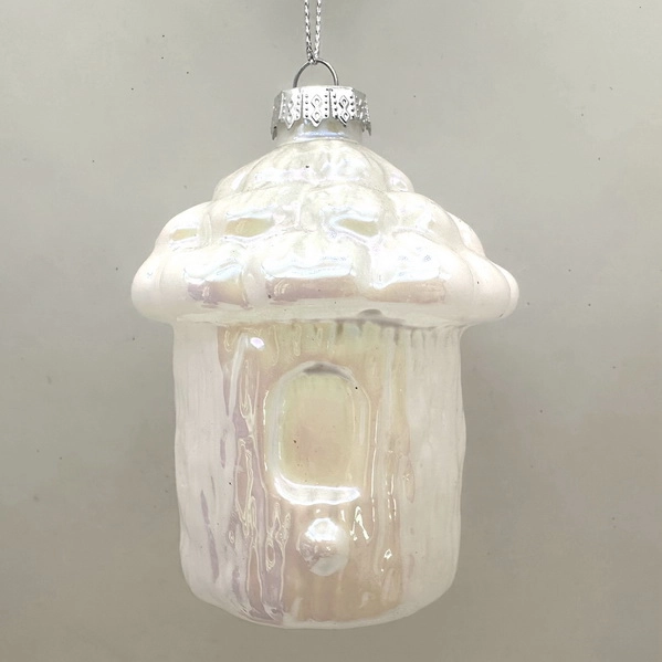 Glass Christmas decoration House | Wholesale flowers, plants and supplies Glass Christmas decoration House