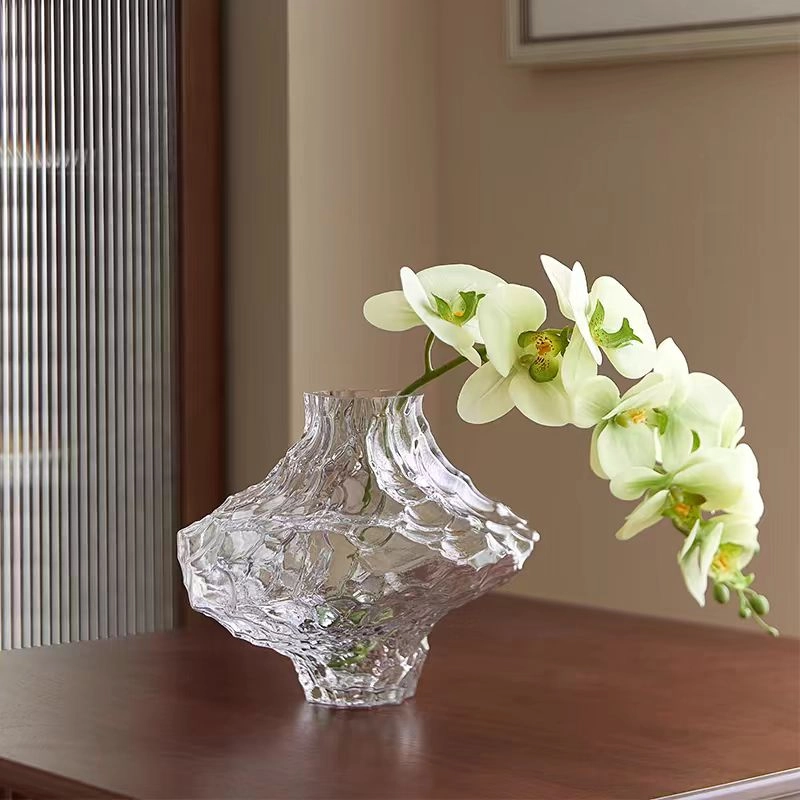 Glass Vase textured