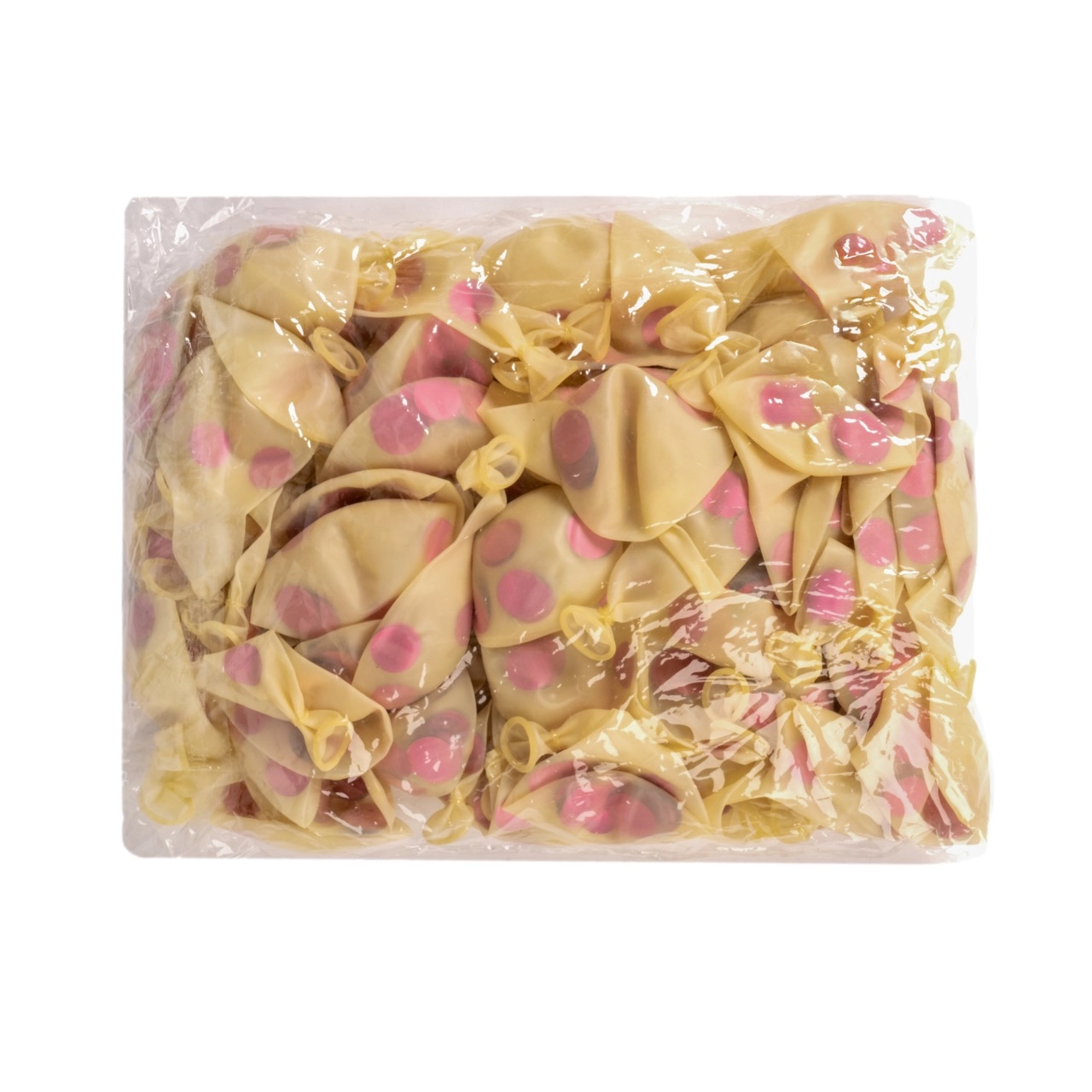 Latex balloon with confetti, 100pcs