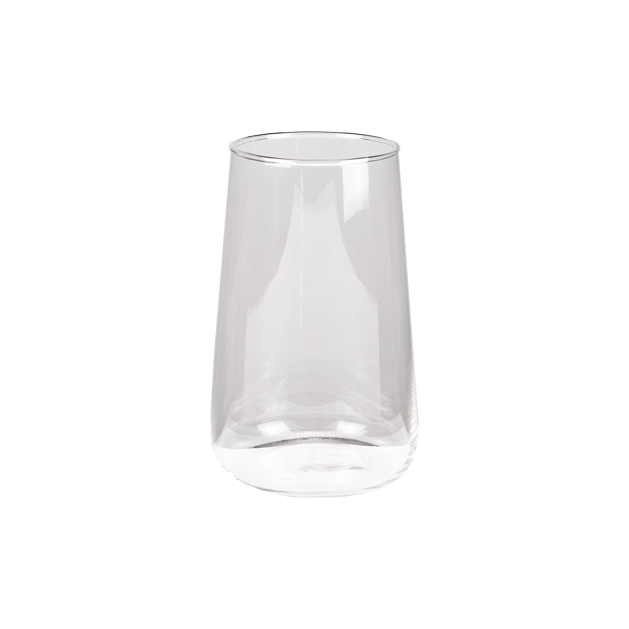 Glass vase Cone