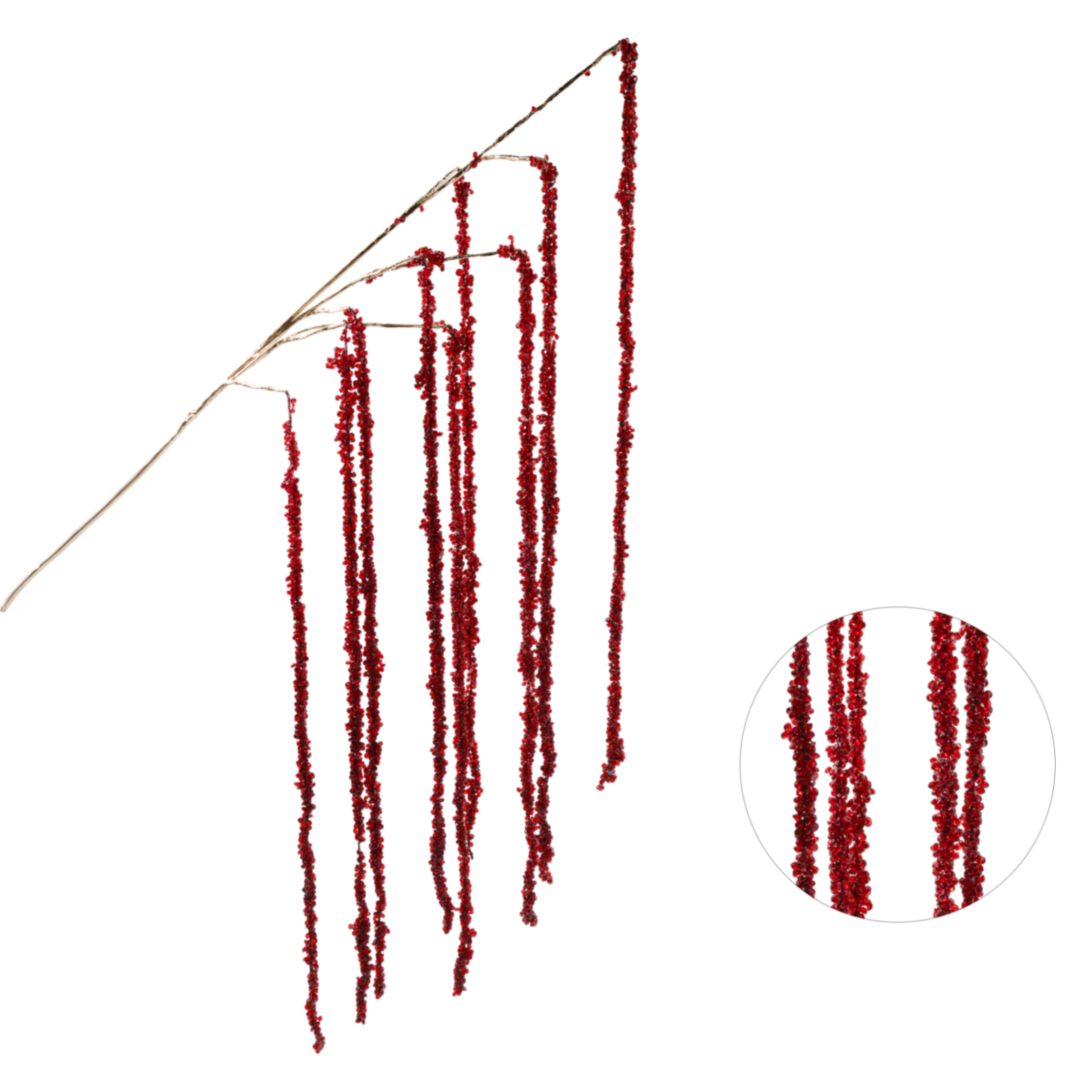 Christmas spray with crystals | Wholesale flowers, plants and supplies Christmas spray with crystals