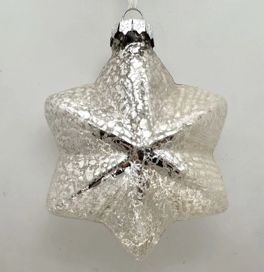 Glass Christmas decoration Star