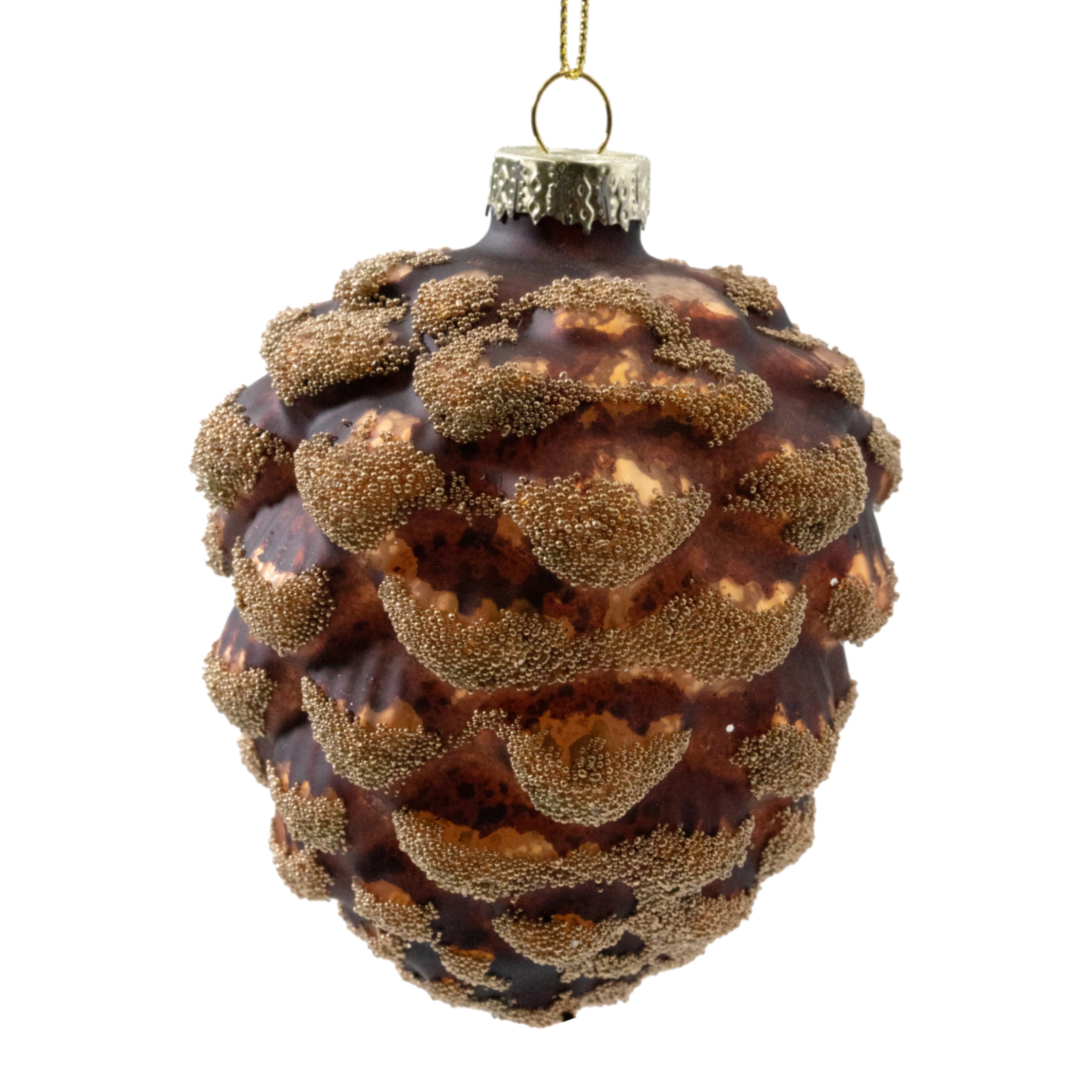 Glass Christmas decoration Pine cone | Wholesale flowers, plants and supplies Glass Christmas decoration Pine cone