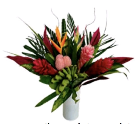 Bouquet rainforest pink