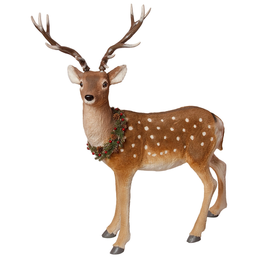 Chrisrtmas Deer, Brown | Wholesale flowers, plants and supplies Chrisrtmas Deer, Brown