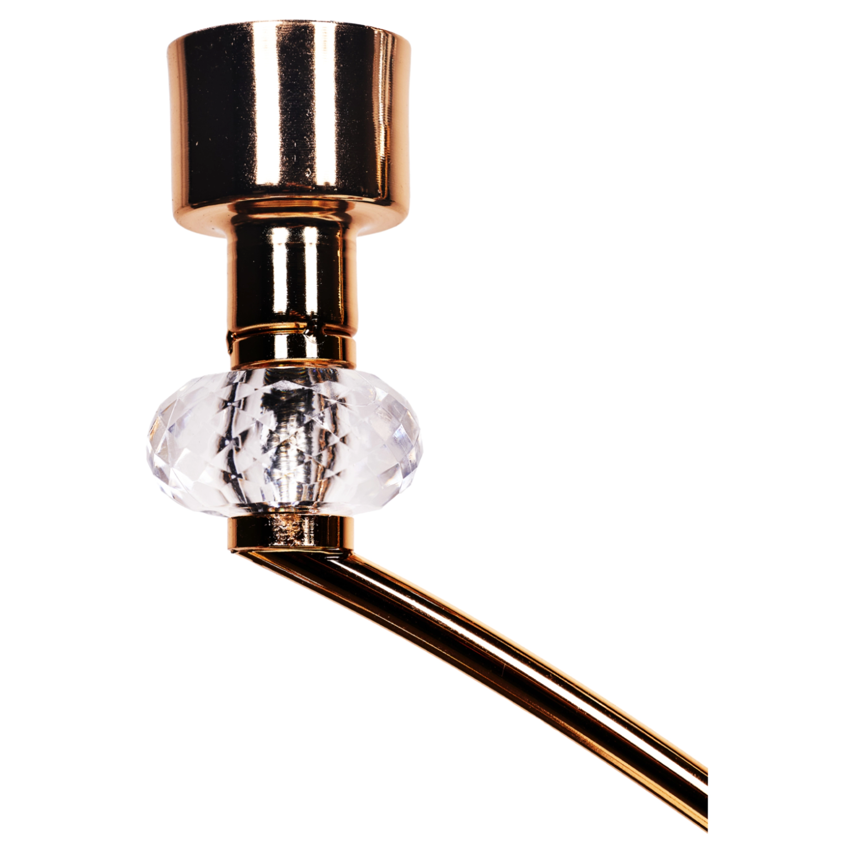 Metal candleholder for 7 candles