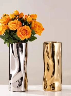 Ceramic vase Art wave