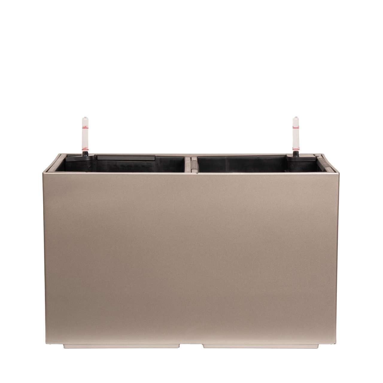 Self Watering system plant pot PLANTA VITA "Polycube Silk grey" | Wholesale flowers, plants and supplies Self Watering system plant pot PLANTA VITA "Polycube Silk grey"