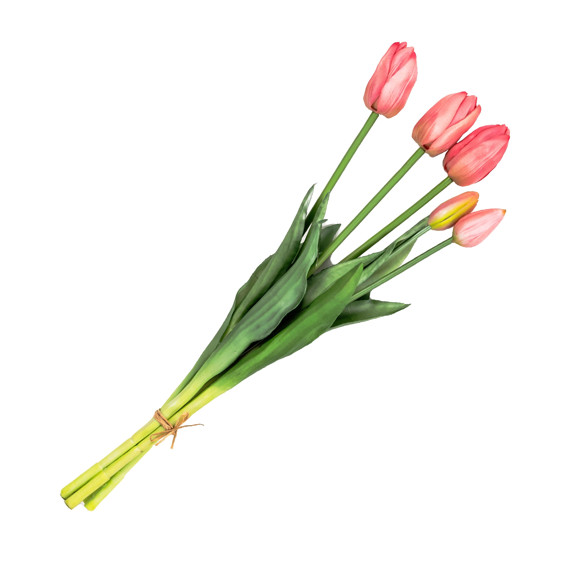 Artificial bouquet of tulips silicone, 5pcs | Wholesale flowers, plants and supplies Artificial bouquet of tulips silicone, 5pcs