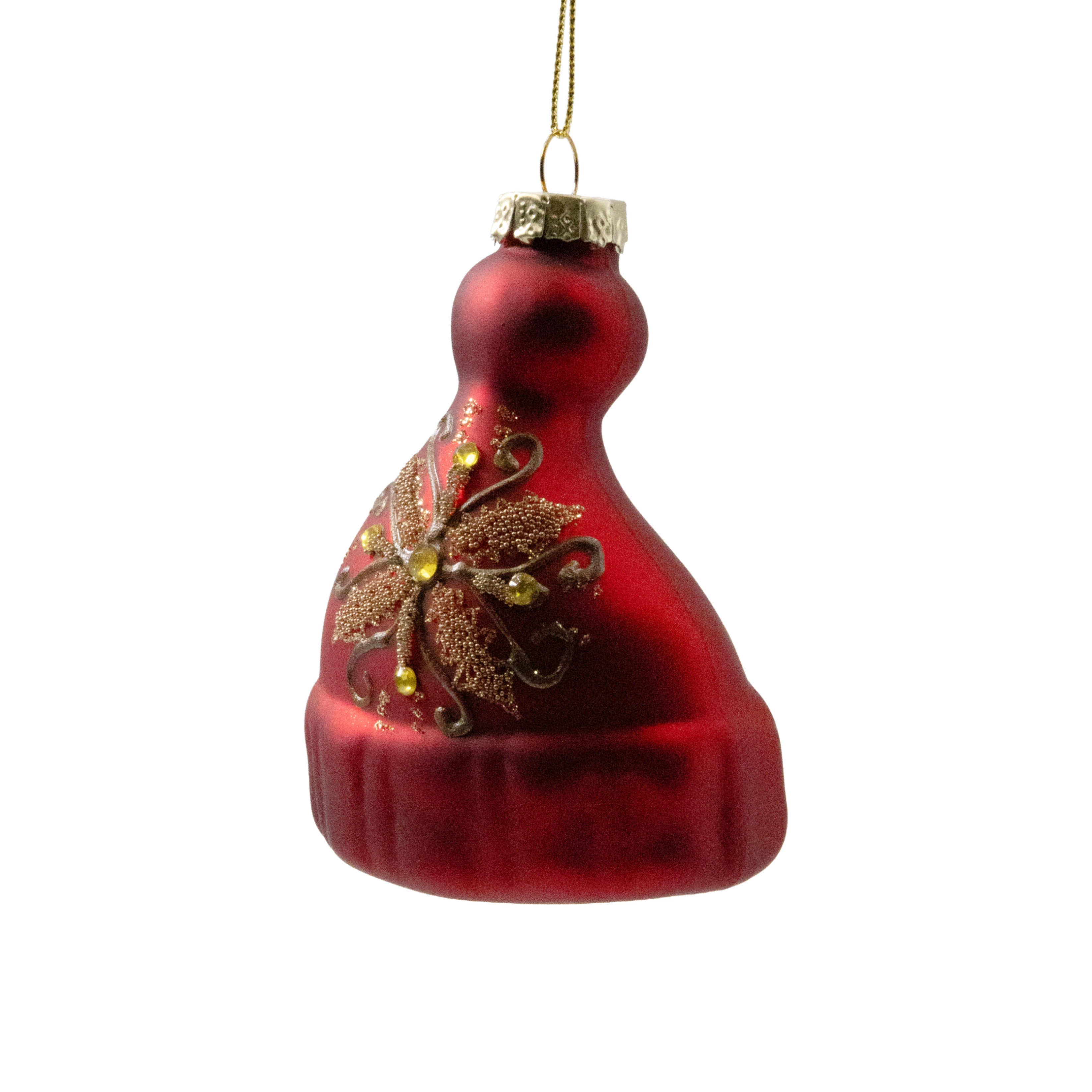 Glass Christmas decoration Cap