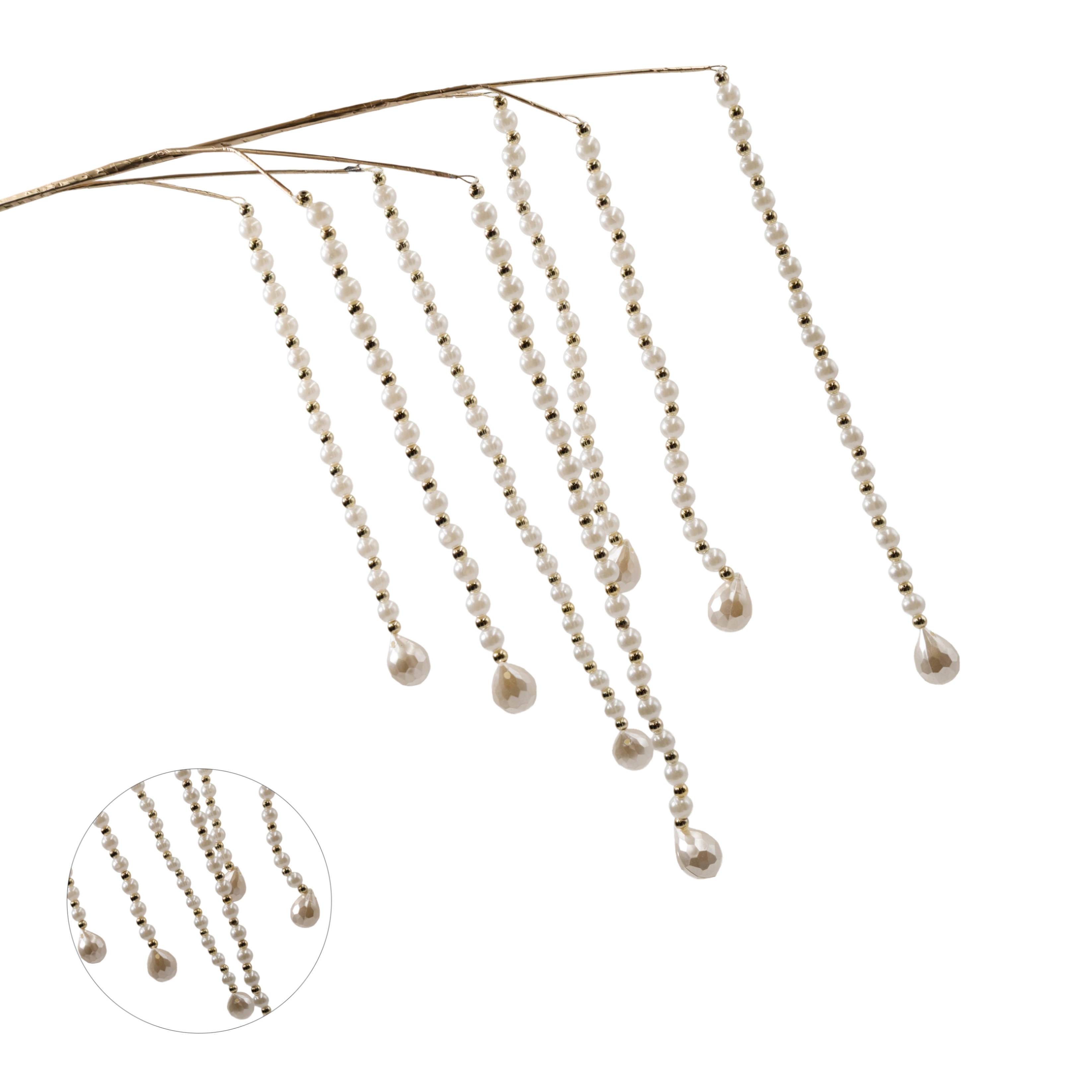 Christmas spray with pearl