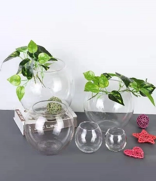 Glass vase Sphere | Wholesale flowers, plants and supplies Glass vase Sphere