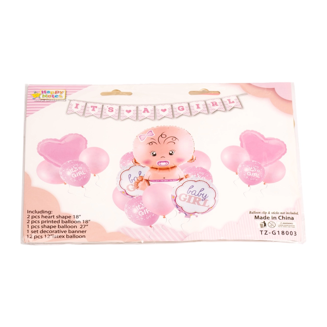 Balloon set it's a boy, 2pcs 18inch star shape, 2pcs 18inch printed ballon, 1pcs 27 inch shape baloo