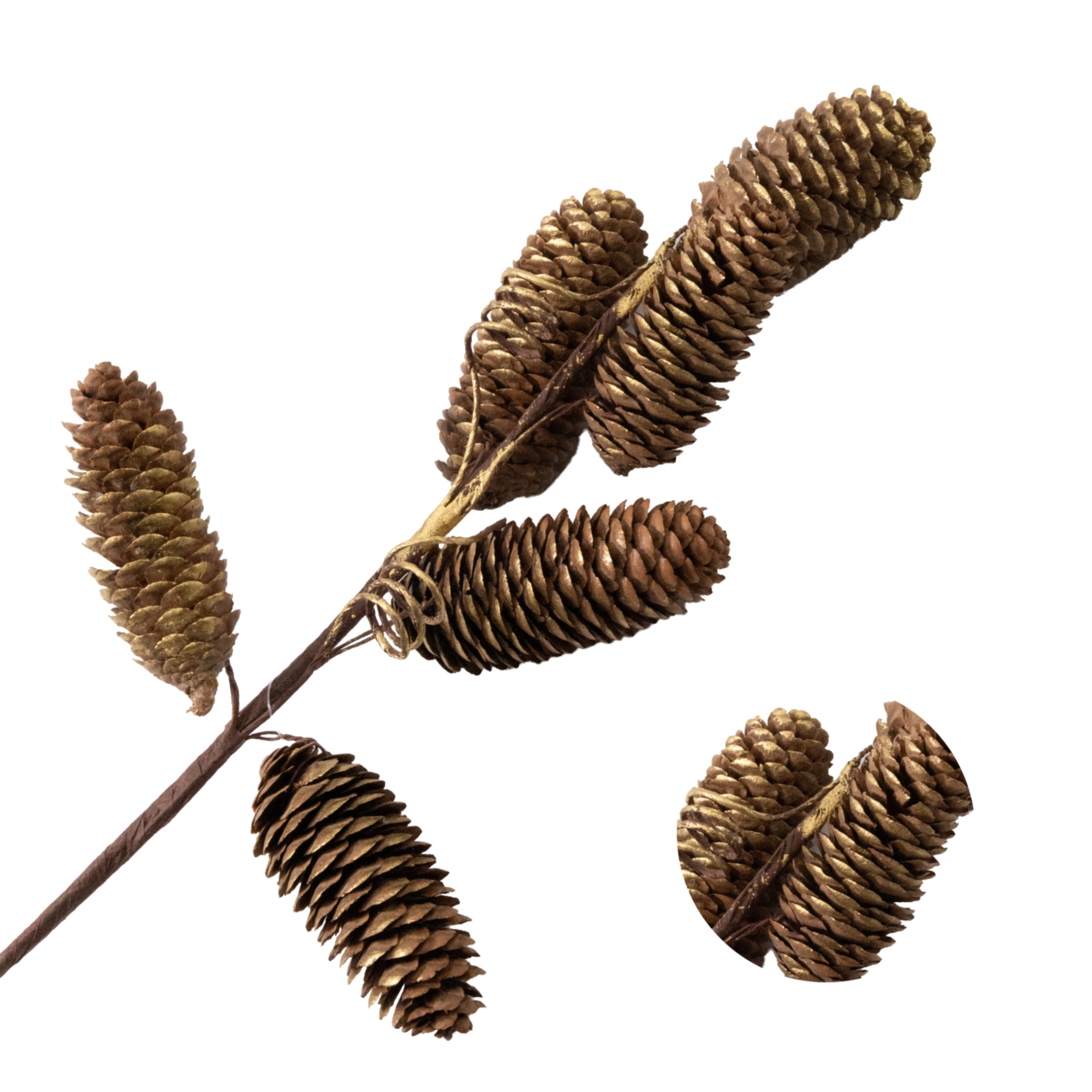 Christmas pinecone pick