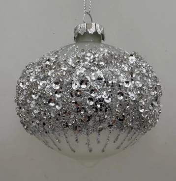 Glass Christmas decoration Onion shape